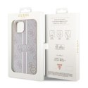Guess 4G Printed Stripes MagSafe - Etui iPhone 14 (Różowy)