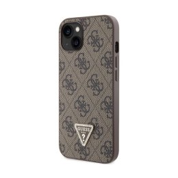 Guess Crossbody 4G Metal Logo - Etui iPhone 14 (brązowy)