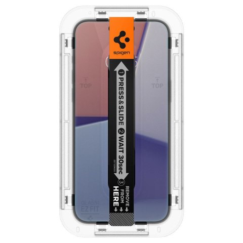 Spigen GLAS.TR EZ FIT Privacy - Szkło hartowane z filtrem prywatyzującym do iPhone 15 Pro Spigen GLAS.TR EZ FIT Privacy - Szkło hartowane z filtrem prywatyzującym do iPhone 15 Pro