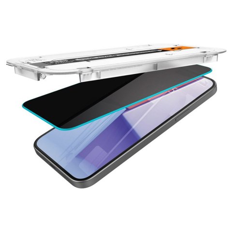 Spigen GLAS.TR EZ FIT Privacy - Szkło hartowane z filtrem prywatyzującym do iPhone 15 Pro Spigen GLAS.TR EZ FIT Privacy - Szkło hartowane z filtrem prywatyzującym do iPhone 15 Pro
