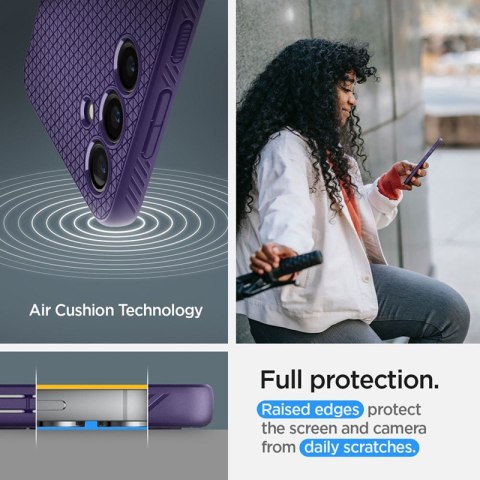 Spigen Liquid Air - Etui do Samsung Galaxy S24 (Deep Purple) Spigen Liquid Air - Etui do Samsung Galaxy S24 (Deep Purple)