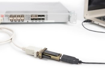 Adapter DIGITUS DA-70156 (USB M - RS-232 M; kolor czarny) Adapter DIGITUS DA-70156 (USB M - RS-232 M; kolor czarny)