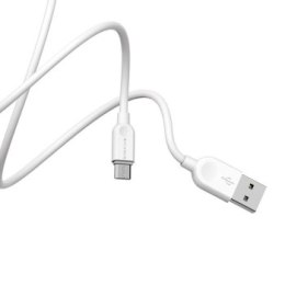 Borofone Kabel BX14 LinkJet - USB na Micro USB - 2,4A 2 metry biały