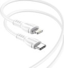 Borofone Kabel BX51 Triumph - Typ C na Lightning - 2,4A 1 metr biały