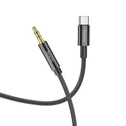 HOCO KABEL AUX AUDIO JACK 3,5MM DO TYP C UPA19 1M CZARNY