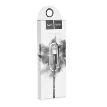 HOCO KABEL USB DO IPHONE LIGHTNING 8-PIN X14 TIMES CZARNY 2 METRY HOCO KABEL USB DO IPHONE LIGHTNING 8-PIN X14 TIMES CZARNY 2 METRY