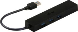 I-tec USB 3.0 Slim HUB 3x USB 3.0 z Adapterem LAN Gigabit Ethernet RJ-45 10/100/1000 Mbps 16cm