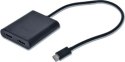 I-tec USB-C Dual HDMI Video Adapter 2x HDMI PORT 4K Ultra HD kompatybilny z Thunderbolt3