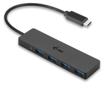 I-tec USB-C Slim pasywny HUB 4x USB 3.0 do podłączenia USB-A/USB-C I-tec USB-C Slim pasywny HUB 4x USB 3.0 do podłączenia USB-A/USB-C