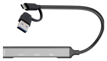 I-tec USB-C/USB-A Metal HUB 1x USB 3.0 + 3x USB 2.0 I-tec USB-C/USB-A Metal HUB 1x USB 3.0 + 3x USB 2.0