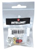 Intellinet 210133 Moduł Keystone RJ45 UTP Cat5e, Punch-Down, żółty
