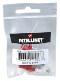 Intellinet 210478 Moduł Keystone RJ45 UTP Cat5e, Punch-Down, czerwony