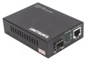 Intellinet 508216 Media konwerter Gigabit 1000Base-T RJ45 na Slot SFP, injector PoE+