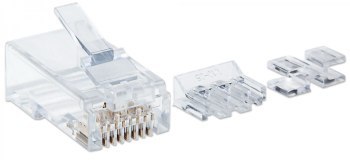 Intellinet 790666 Wtyk RJ45 8P/8C UTP Cat6a na linkę, 80 sztuk Intellinet 790666 Wtyk RJ45 8P/8C UTP Cat6a na linkę, 80 sztuk