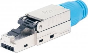 Intellinet 791199 Wtyk modularny RJ45 Cat8.1 beznarzędziowy, STP Intellinet 791199 Wtyk modularny RJ45 Cat8.1 beznarzędziowy, STP