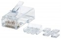 Intellinet Wtyk RJ45 Cat6 UTP, na drut, 80szt, 790536