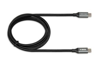 Kabel IBOX IKUMTC31G2 (USB typu C - USB typu C ; 1m; kolor czarny) Kabel IBOX IKUMTC31G2 (USB typu C - USB typu C ; 1m; kolor czarny)