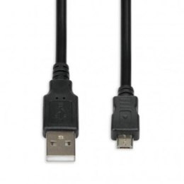 Kabel IBOX USB 2.0 A/B MICRO 1 8M IKU2M18 (USB 2.0 typu A - USB 2.0 typu A ; 1 8m; kolor czarny)