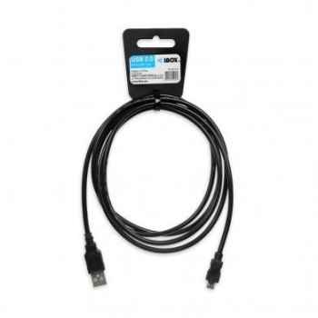 Kabel IBOX USB 2.0 A/B MICRO 1 8M IKU2M18 (USB 2.0 typu A - USB 2.0 typu A ; 1 8m; kolor czarny) Kabel IBOX USB 2.0 A/B MICRO 1 8M IKU2M18 (USB 2.0 typu A - USB 2.0 typu A ; 1 8m; kolor czarny)
