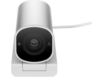 Kamera internetowa HP 960 4K Streaming USB srebrna 695J6AA Kamera internetowa HP 960 4K Streaming USB srebrna 695J6AA