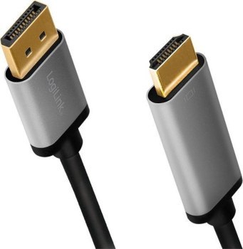 LogiLink DisplayPort - HDMI 2.0m (CDA0107) LogiLink DisplayPort - HDMI 2.0m (CDA0107)