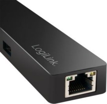 LogiLink 3-portowy USB-C z adapterem gigabit LogiLink 3-portowy USB-C z adapterem gigabit