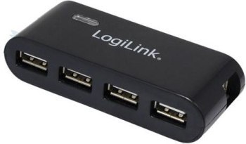 LogiLink 4-portowy czarny LogiLink 4-portowy czarny