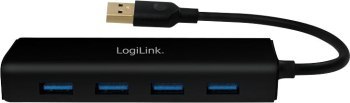 LogiLink 4-portowy czarny LogiLink 4-portowy czarny