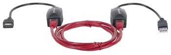 Manhattan 179300 Extender sygnału USB po skrętce, do 60m Manhattan 179300 Extender sygnału USB po skrętce, do 60m
