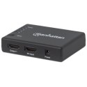 Manhattan 207706 Rozdzielacz Splitter HDMI 1x4, 4K 30Hz, UHD, 3D