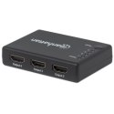 Manhattan 207706 Rozdzielacz Splitter HDMI 1x4, 4K 30Hz, UHD, 3D