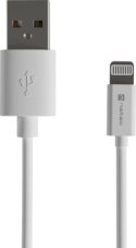 Natec Prati Lightning - USB 1.0m biały MFI