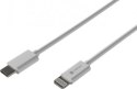 Natec Prati Lightning - USB-C 2.0m biały MFI