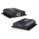 Techly 360899 Extender HDMI 1080p 60Hz HDBitT do 120m po skrętce Cat6, IR