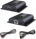 Techly 361865 Odbiornik do extendera HDMI 1080p 60Hz HDBitT do 120m po skrętce Cat6, IR