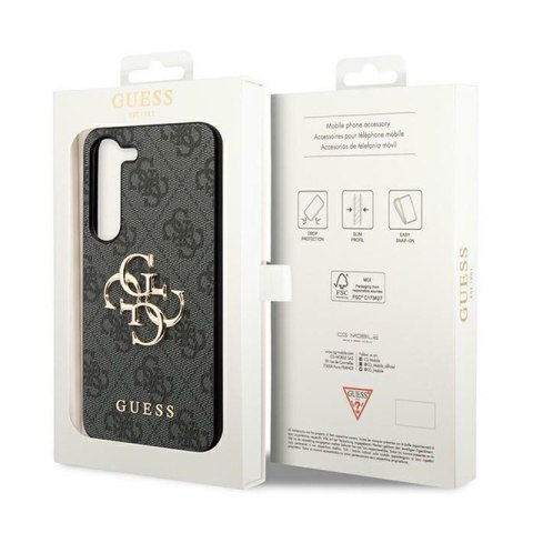 Guess 4G Big Metal Logo - Etui Samsung Galaxy S24+ (czarny) Guess 4G Big Metal Logo - Etui Samsung Galaxy S24+ (czarny)