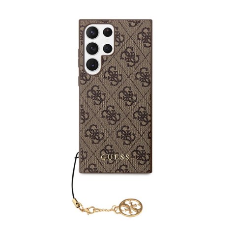 Guess 4G Charms Collection - Etui Samsung Galaxy S24 Ultra (brązowy) Guess 4G Charms Collection - Etui Samsung Galaxy S24 Ultra (brązowy)