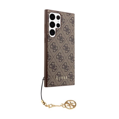 Guess 4G Charms Collection - Etui Samsung Galaxy S24 Ultra (brązowy) Guess 4G Charms Collection - Etui Samsung Galaxy S24 Ultra (brązowy)