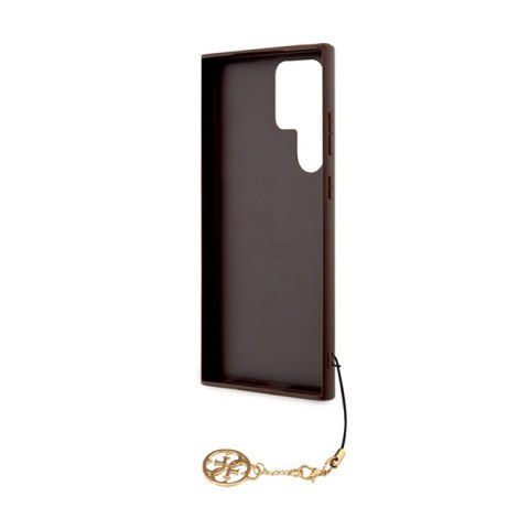 Guess 4G Charms Collection - Etui Samsung Galaxy S24 Ultra (brązowy) Guess 4G Charms Collection - Etui Samsung Galaxy S24 Ultra (brązowy)