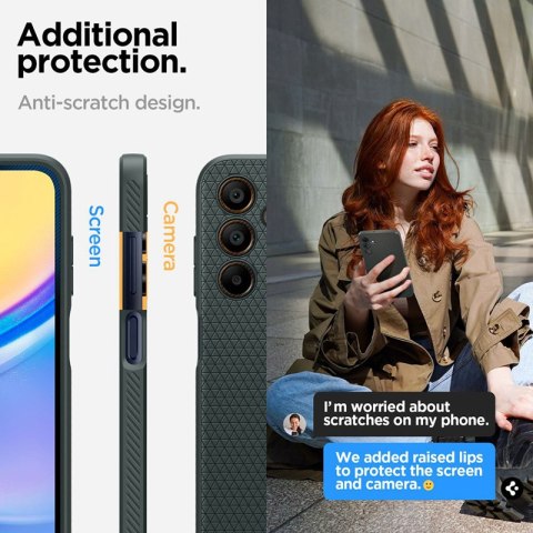 Spigen Liquid Air - Etui do Samsung Galaxy A15 4G/5G (Abyss Green) Spigen Liquid Air - Etui do Samsung Galaxy A15 4G/5G (Abyss Green)