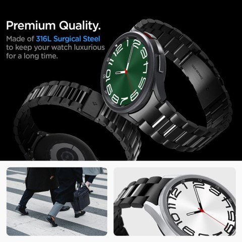 Spigen Modern Fit Band - Bransoleta do Samsung Galaxy Watch 6 Classic 47 mm (Czarny) Spigen Modern Fit Band - Bransoleta do Samsung Galaxy Watch 6 Classic 47 mm (Czarny)
