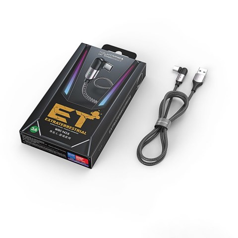 WEKOME WDC-142 Game Series - Kabel gamingowy USB-A do USB-C 3A Obrót o 180° 1 m (Tarnish) WEKOME WDC-142 Game Series - Kabel gamingowy USB-A do USB-C 3A Obrót o 180° 1 m (Tarnish)