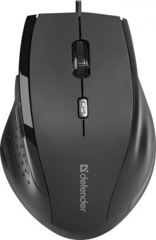 DEFENDER MYSZ PRZEWODOWA ACCURA MM-362 CZARNA OPTICAL 1600DPI 6P 52362