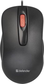 DEFENDER MYSZ PRZEWODOWA POINT MM-756 CZARNA OPTICAL 1000DPI 3P 52756