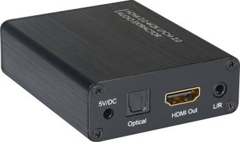 Techly 025749 Ekstraktor Audio 5.1CH Toslink/Analog 3.5mm 2CH z HDMI 4K Techly 025749 Ekstraktor Audio 5.1CH Toslink/Analog 3.5mm 2CH z HDMI 4K
