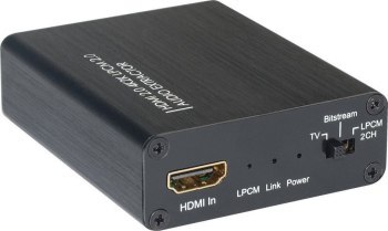 Techly 025749 Ekstraktor Audio 5.1CH Toslink/Analog 3.5mm 2CH z HDMI 4K Techly 025749 Ekstraktor Audio 5.1CH Toslink/Analog 3.5mm 2CH z HDMI 4K