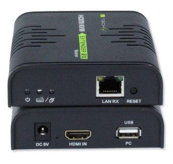 Techly 028214 KVM Extender HDMI+USB po skrętce Cat5e/Cat6, do 120m Techly 028214 KVM Extender HDMI+USB po skrętce Cat5e/Cat6, do 120m
