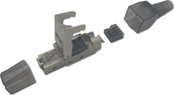 Techly 101911 Wtyk modularny RJ45 Cat6a 10G beznarzędziowy, STP Techly 101911 Wtyk modularny RJ45 Cat6a 10G beznarzędziowy, STP