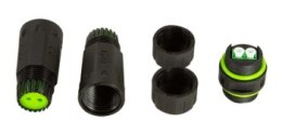 Techly 368642 Zewnętrzny łącznik światłowodowy LC Duplex wodoodporny IP68