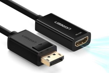 UGREEN MM137 DisplayPort (męski) - HDMI (żeński), 4K (czarny) UGREEN MM137 DisplayPort (męski) - HDMI (żeński), 4K (czarny)